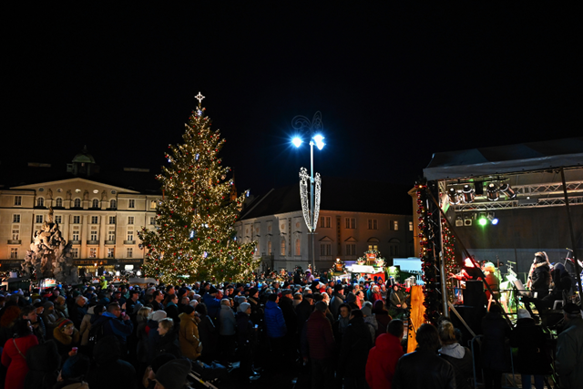 Kerstmarken In Europa Brno, Tsjechie