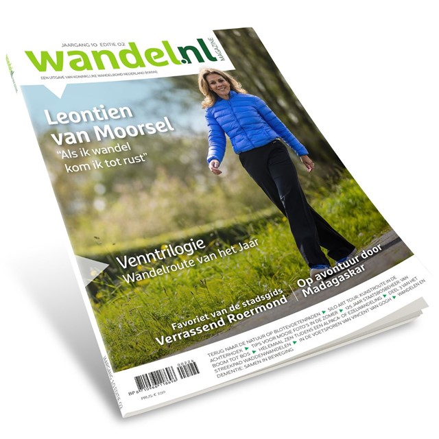 Magazine Wandel.nl; cover met Leontien van Moorsel