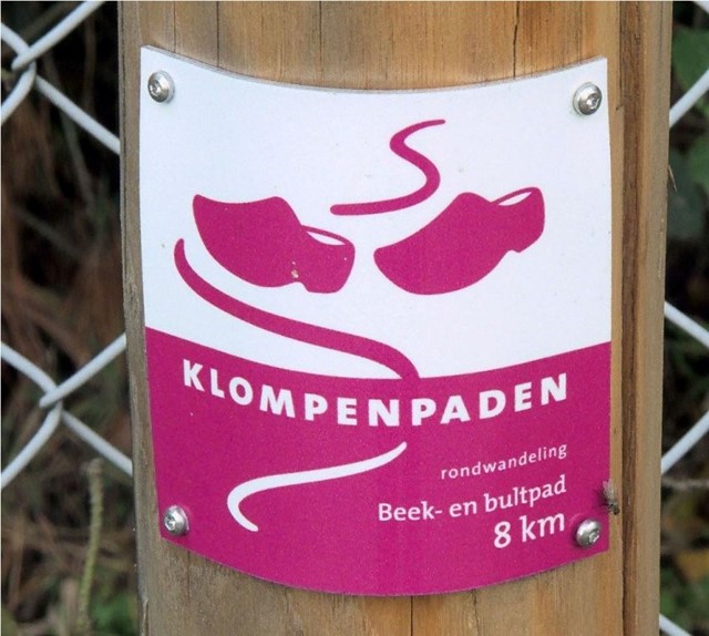 Logo van het klompenpad