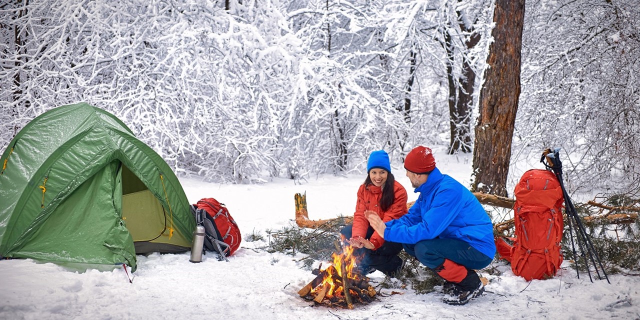 Ook in de winter kun je kamperen 