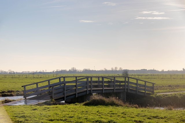 Het Noord Hollandpad Van Texel Naar Het Gooi: Ouderkerk landschap