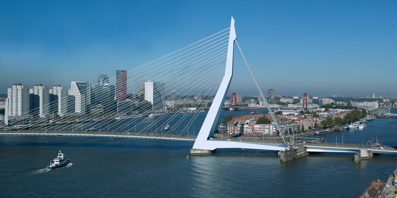 Erasmusbrug in Rotterdam