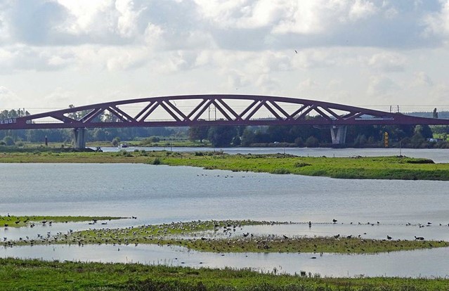 Spoorbrug bij Zwolle