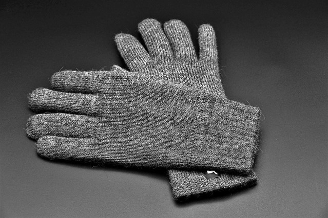 Grijze handschoenen - winter